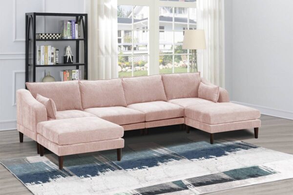 6-piece u-shape sectional