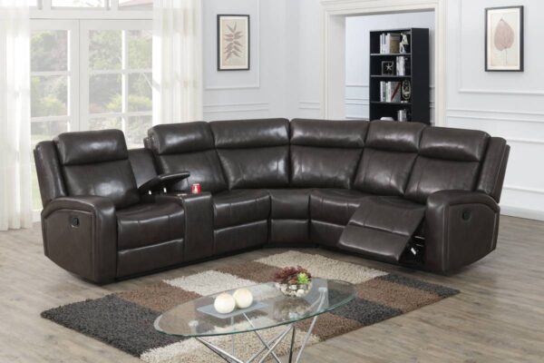 Manual Reclining Sectional