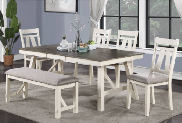 Messina 6-Piece Rectangular Table Set