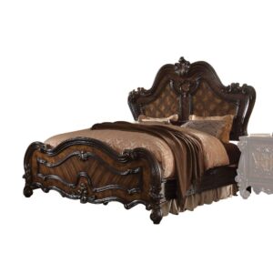 wooden queen bed