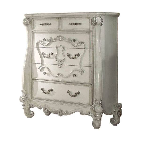 Versailles CHEST Bone White Finish