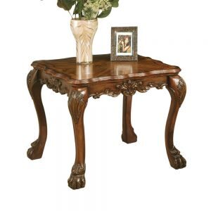 Dresden END TABLE Cherry Oak Finish