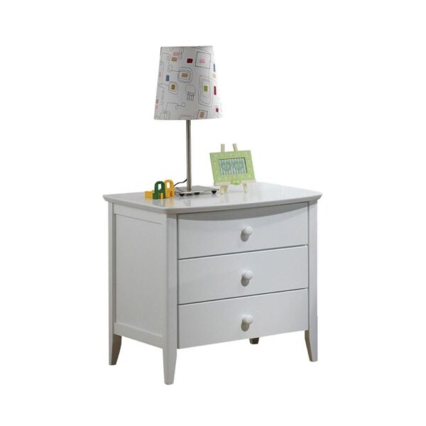 White nightstand