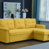 Peel L-shape Sectional in yellow