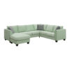 Manarola L-Shape Sectional Sofa green