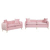 Harlow 2-Piece Sofa Set Love seat Upholstered in Pink