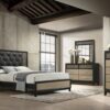 Modern style bedroom set. Beds. Bedroom set