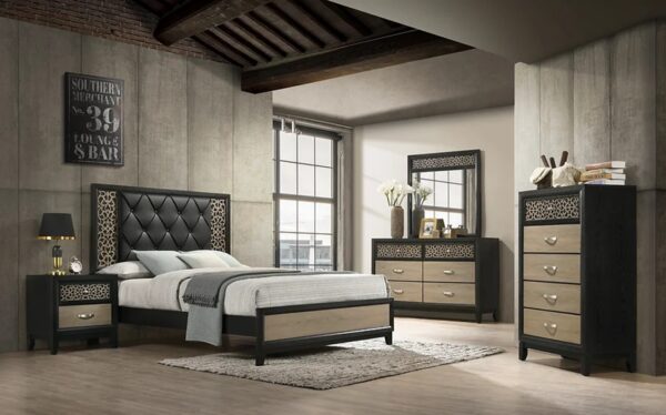 Modern style bedroom set. Beds. Bedroom set