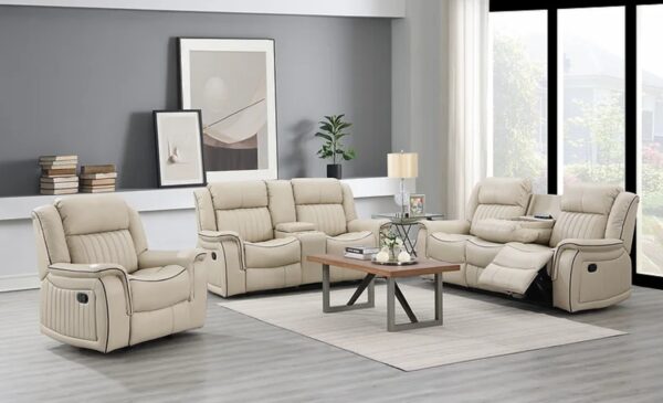 3-piece reckining. living room, sofa set