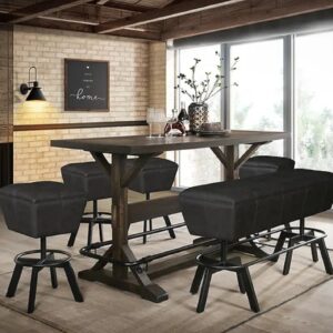 Counter Height Dining set. 5-piece. modern style