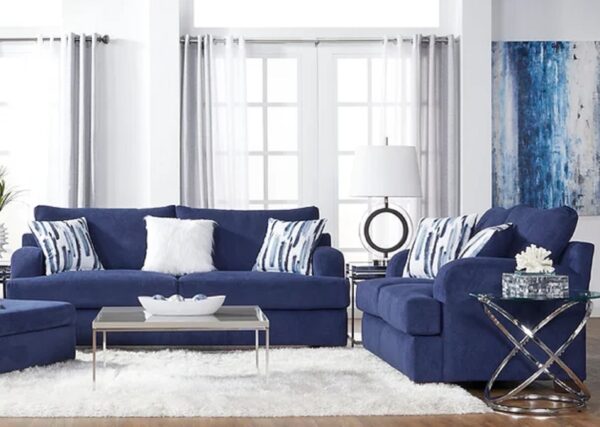 Stylish, indoor sofa set, 2-piece