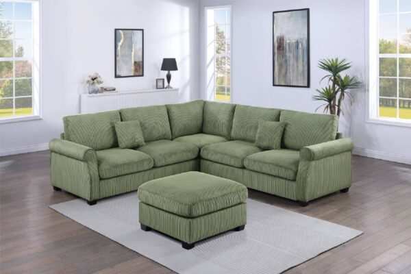 4-piece sectional, living room, sectional