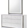 LED dresser and mirror