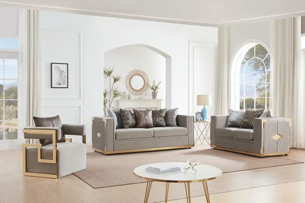 Plus Fabric, 3-piece, sofa set, furniture