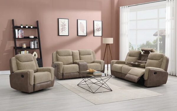 3-piece reclining sofa, Furniture, Sofa set