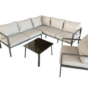 Outdoor Sectional Set, Metal Frame. Sectional