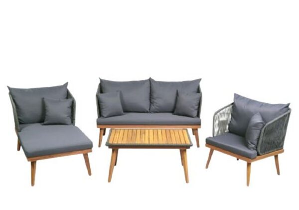 Stylish and durable outdoor patio set, furniture, 4-piece patio set,conversational set