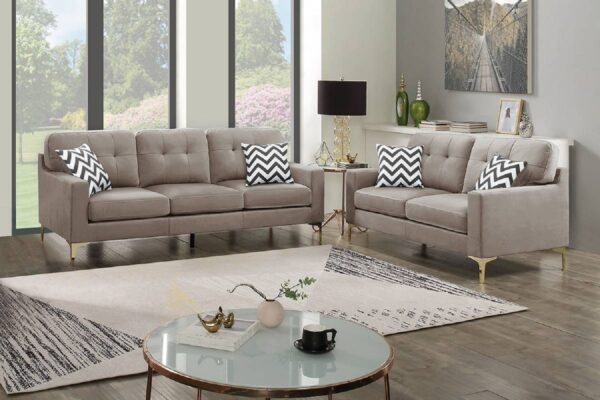 Light Brown, Sofa Set