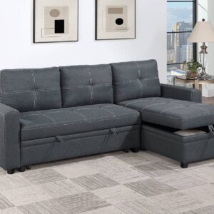 Reversible ,Sleeper,, Sectional, Convertible, furniture,with storage