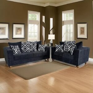 Cozzo Modern, 2-piece, sofa set, living room