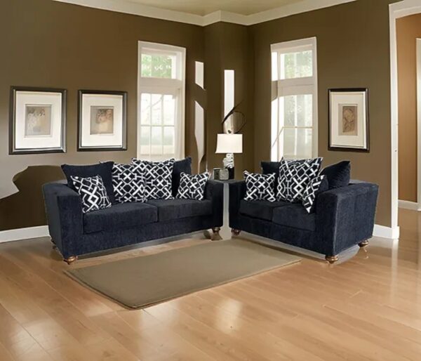 Cozzo Modern, 2-piece, sofa set, living room