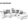 Modern sectional, 2-Piece