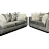 silver sofa set