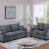 Stylish Corduroy Sofa Loveseat Set