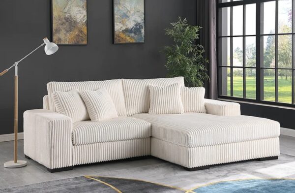 Modern Sectional pin stripe.