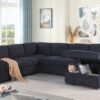 Right-Facing Storage Chaise, sleeper sectional