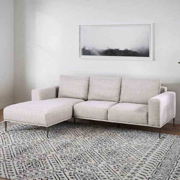 Sectional with left chaise, contemporary