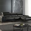 Adjustable Headrest, Sectional with right chaise.